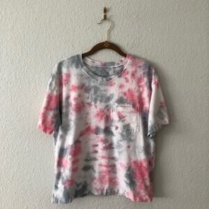 Tie Dye Boyfriend Boxy Tee Custom Dyed by ME NWT